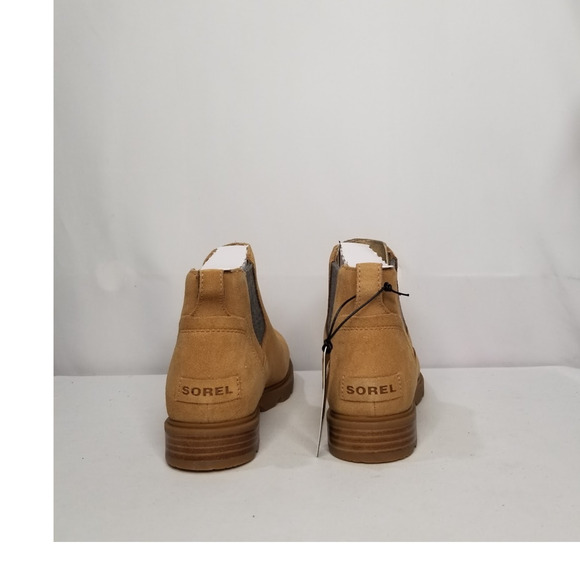 Sorel Women's Emelie III Chelsea Waterproof  Boots Size 10 Tawny Buff, Gum NWT - Picture 6 of 8